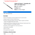 thumbnail image 2 of Liftgate Lift Support - Compatible with 2009 - 2015 Toyota Venza 2010 2011 2012 2013 2014, 2 of 2