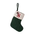 thumbnail image 2 of Home Decor Christmas Stockings With Initials Large Embroidered Letter Knit Red White Christmas Stocking For Family Holiday Decorations And Xmas Tree Fireplace, 2 of 4