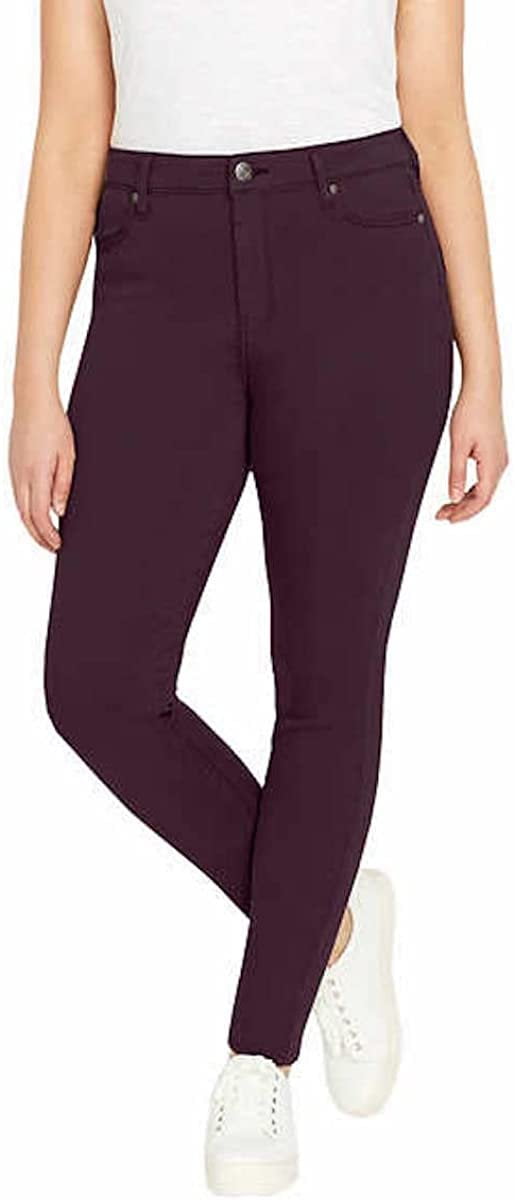 Buffalo David Bitton Women's High Rise Ankle Skinny Jeans - Soft Stretch Denim, Havana Color