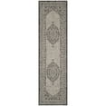 thumbnail image 3 of SAFAVIEH Courtyard Avi Medallion Indoor/Outdoor Area Rug, Light Grey/Black, 9' x 12', 3 of 10