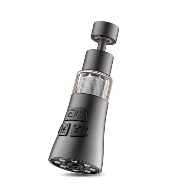Bgsha 360 Rotate Tap 3 In 1 Spray Head Easy Installation Modern Aesthetic Space-saving Design Swivel Spout Versatile Functionality
