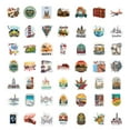 100 new outdoor travel fresh graffiti stickers notebook scooter luggage
