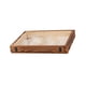 thumbnail image 5 of Caja de sombra con marco rectangular de madera, caja de almacenamiento, caja de recuerdos decorativa, flores secas marrón, 5 of 9