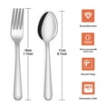 thumbnail image 2 of Juego de cubiertos Unokit de acero inoxidable apto para uso alimentario, 24 piezas, 2 of 7