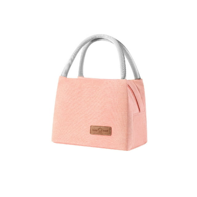 Advancent Bolsa de almacenamiento para almuerzo de Camping, organizador térmico portátil, bolso de mano, caja de organización, bolsa para Kits de desorden para acampar Melon rojo Pequeña