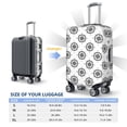 thumbnail image 6 of Haiem Retro Compass Luggage Cover Printed Suitcase Covers for Luggage Elastic Washable Suitcase Protector Fits 18-32 Inch Luggage-Small, 6 of 9