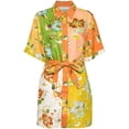 thumbnail image 6 of 2026 New Floral Print Tie-Waist Short-Sleeve Dress for Women, 6 of 6