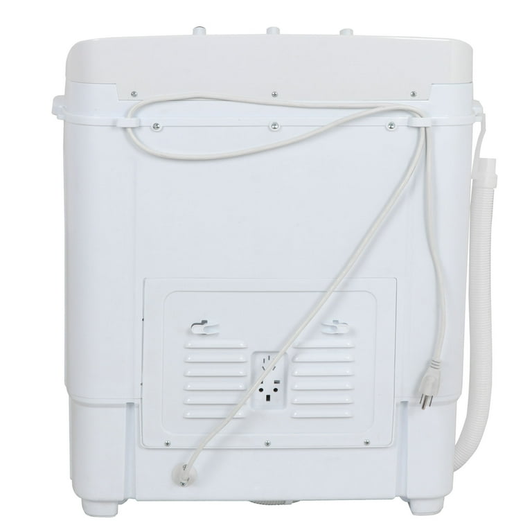 ZENSTYLE Compact Twin Tub 13lbs Portable Laundry Machine for Small