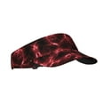 thumbnail image 2 of Bingfone Adjustable Empty Top Sun Visor For Women And Men-Red Line, 2 of 8