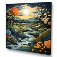 thumbnail image 2 of Designart "Winding River in the Countryside III" Landscapes Canvas Wall Art, 2 of 5