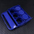 thumbnail image 4 of Pedty Storage Rack 1Pc Home Textile Storage Beer Bottle Foldable Large Space 6 Holes Beverage Delivery Holder With Handle for Grubhub, 4 of 5