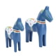thumbnail image 2 of 1 Par de Caballos Dala Suecos Pintados A Mano, Caballo Dala Sueco Tradicional, Estatua de Caballo Dalecarliano, Estatuilla de Caballo Dala 9,4 "/6,3", 2 of 7