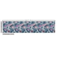 thumbnail image 3 of Ambesonne Floral Fabric by the Yard Upholstery, Flowers Leaves Exotic Plot, 5 Yards, Pale Fuchsia and Blue Grey, 3 of 5