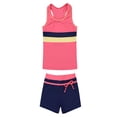 thumbnail image 3 of Alvivi Girls 2 PCS Tankini Swimsuit Rack Back Top Bottoms Swimwear Set 6-14, 3 of 7