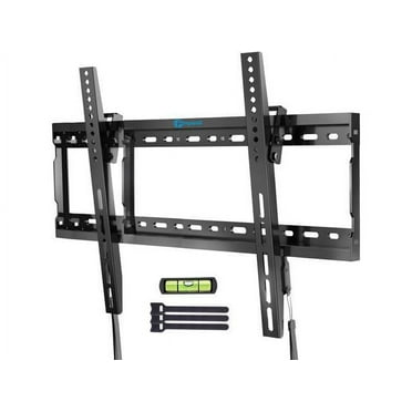 Tilt TV Wall Mount Bracket Low Profile for Most 37-70 Inch LED LCD OLED Plasma Flat Curved Screen TVs, Large Tilting Mount Fits 16-24 Inch Wood Studs Max VESA 600x400mm Holds up to 132lbs