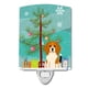 thumbnail image 1 of Caroline's Treasures - Luz de noche de cerámica tricolor Beagle con árbol de Navidad feliz, 6 x 4, multicolor Caroline's Treasures BB4165CNL, 1 of 1