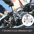 thumbnail image 5 of Spark Plug Socket Wrench Set, Universal, 16mm 18mm 21mm Removal Socket with T-Handle for Car Motorcycle, 5 of 8