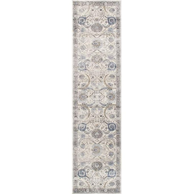 Pasargad Home PRC-1021IB 2.06x8 2 ft. 6 in. x 8 ft. Amadeus Design Power Loom Runner Rug, Beige