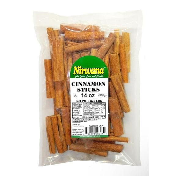CINNAMON STICKS 14 OZ POUCH BY NIRWANA