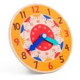 thumbnail image 5 of Educational Clock Toy Wooden for Time Cognitive Board Toddler Fine Motor Skill T, 5 of 16