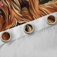 thumbnail image 4 of Manfei Animal Highland Cattle Curtains Pack of 2 (42x84 Each) for Female Men Women,Rustic Farmhouse Curtains Blackout,Chic Floral Flowers Bedroom Curtains,Super Cozy Room Decor, 4 of 6