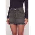 thumbnail image 3 of Women's Rhinestone Studded Frayed Mini Skirt, 3 of 4
