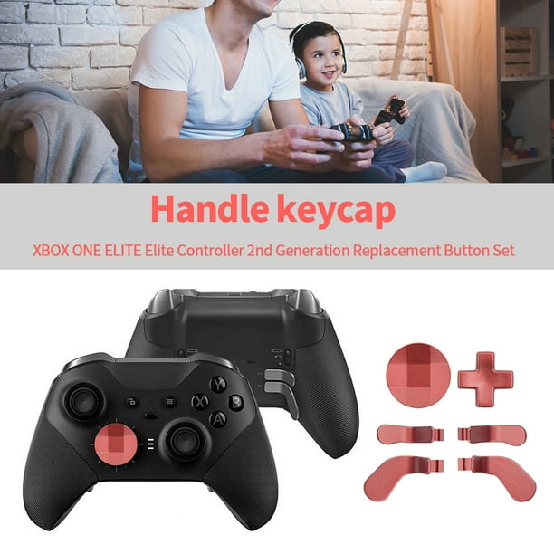 6pcs para XBOX ONE ELITE 2 Gen Keycap Game Controller Trigger Button (Rojo)