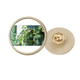 thumbnail image 1 of Lotus Lago piscina Broche de oro metálico circular, 1 of 3