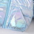 thumbnail image 4 of PatPat Toddler Boy/Toddler Girl 3D Ear Design Metallic Quilted Cotton-Padded Jacket, 4 of 6