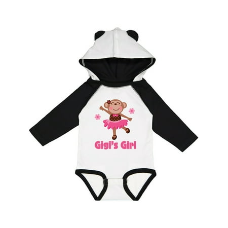 

Inktastic Gigi s Girl Monkey Gift Baby Girl Long Sleeve Bodysuit