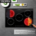 thumbnail image 4 of Parrilla de Inducción Magnética SUPRA Empotrable 5 Quemadores 220V, 4 of 8