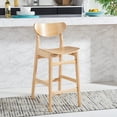 thumbnail image 2 of SAFAVIEH Thaxton Curved Mid Back Counter Stool, Natural, 2 of 13