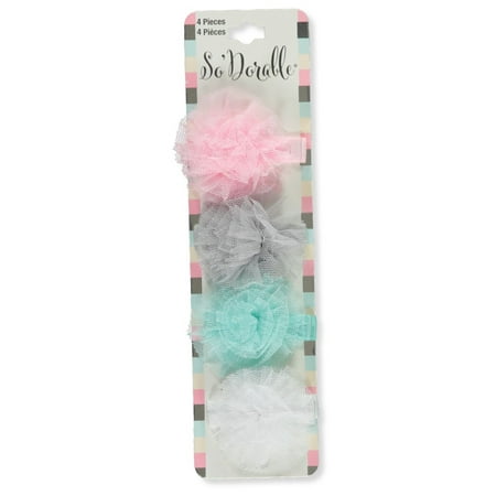 

So Dorable 4-Pack Tulle Accent Hair Clips - multi 0 - 12 months