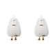 thumbnail image 1 of Mochila para Estudiante Bolso Hombro Pato Con Correa Ajustable Nailon () Blanco, 1 of 6