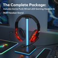 thumbnail image 2 of Auriculares Gaming GAME PUNK Royale-Duo RGB con micrófono y cable, 2 of 8