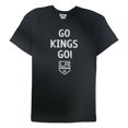 thumbnail image 1 of Rinky Mens Go Kings Go Graphic T-Shirt, Black, Large, 1 of 2
