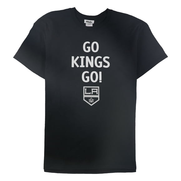 Camiseta gráfica Rinky Go Kings Go para hombre color negro grande