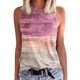 thumbnail image 1 of Prolriy - Camisetas de verano para mujer 2024, camisetas sin mangas estampadas, informales, holgadas, con cuello redondo, color rosa, talla M, 1 of 4