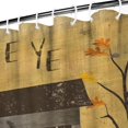 thumbnail image 4 of Ensemble de Rideaux de Douche avec Encliquetage, Style Vintage Chic de Ferme Inspirant (1) Rideaux de Douche Réutilisables, Simple Rideau de Salle de Bain en Polyester, 72x72 Pouces, 4 of 4