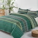 thumbnail image 2 of Colcha WONGS BEDDING Boho, tamaño completo, microfibra verde, 200 x 230 cm, 2 of 7