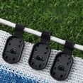 thumbnail image 6 of PEONAVET 100 Pcs Shade Cloth Clip, Round Plastic Black Clips for Sun Shade Net, Anti Bird Netting, Garden Netting, Shade Netting, Shade Fabric Accessories, 6 of 9