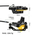 thumbnail image 4 of for NUTT four-piston disc brake for KuKirin for G1Pro G2 for G2Pro for G2Max for G2Master for G3pro, 4 of 7