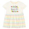 thumbnail image 3 of Inktastic Grannys Girl Bright Flowers Girls Baby Dress, 3 of 5