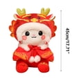 thumbnail image 3 of Matoen Chinese Dragon Plush Toys 2024 Lunar New Year of The Dragon Stuffed Animal Zodiac Dragon Mascot Doll for Chinese Spring Festival Decoration, 3 of 7