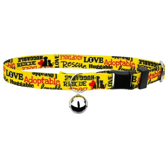Country Brook Petz® Yellow Loveable Rescue Cat Collar