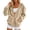 Khaki, variant on bravefron Women's Velour Cardigan Coat Jacket Long Sleeve Open Front Outerwear Soft Warm Button Jacket with Side Pockets Fall Velvet Casual Jackets