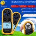 thumbnail image 4 of Compact Digital Anemometer with Wind Temperature Measurement, 0-30m/s Range, User-Friendly Design, Durable & Portable Wind Speed Meter for Outdoor Activities and Weather Monitoring (Model A), 4 of 6
