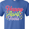 thumbnail image 4 of Inktastic Happy April Fools with Colorful Dots T-Shirt, 4 of 5