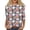 Gray, variant on Halloween Tops for Women Ghost Castle Crew Neck Spooky Blouses Moon Candy 3/4 Sleeve Funny T Shirts, S