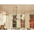 thumbnail image 3 of Kichler 52456 Freesia 8 Light 38" Wide Taper Candle Chandelier - Black, 3 of 11